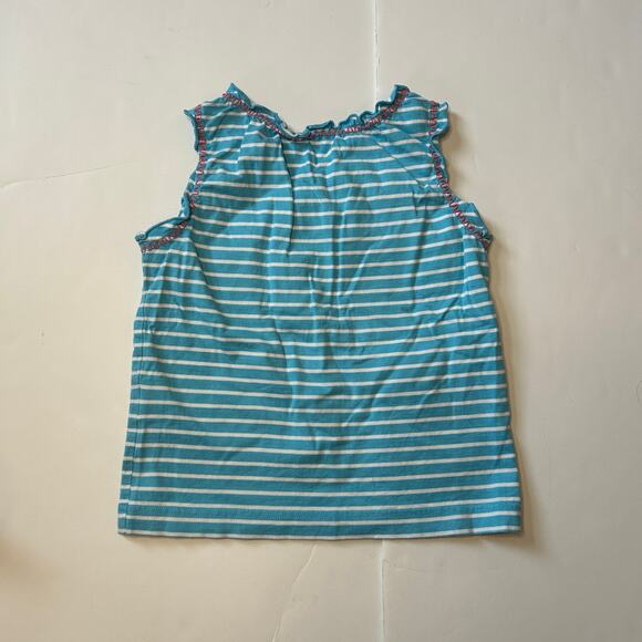 Hanna Andersson 100% Cotton Striped Tank 110 - Picture 4 of 4
